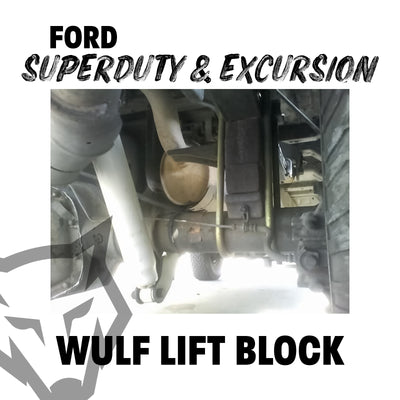 2.8" Front 2" Rear Lift Kit w/ WULF Shocks and TB Fits 1999-2004 Ford F350 4X4